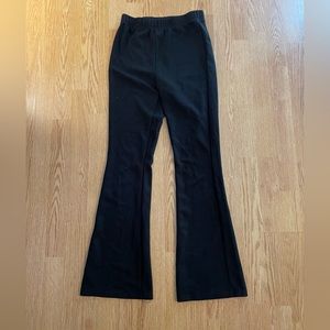 Black Flare Leg Pants